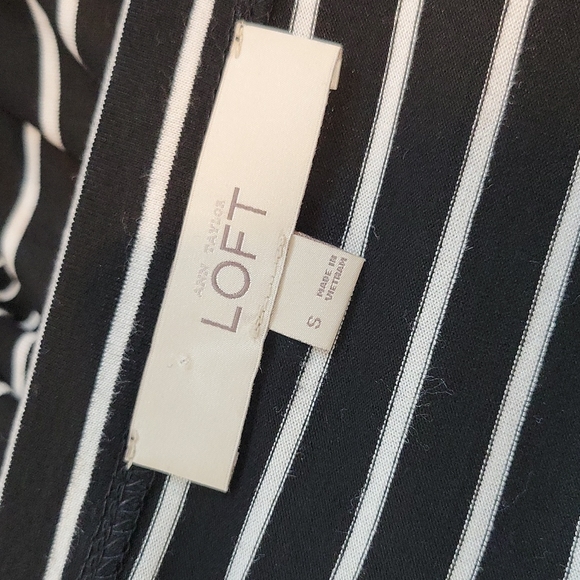 Loft Striped Midi Dress - Picture 2 of 3